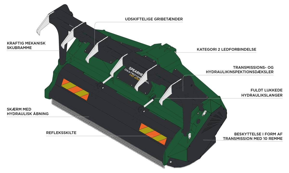 Destroyer Flail HD Forestry Mower [DA]