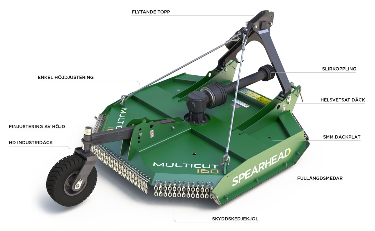 Spearhead Multicut 160 Rotary Mower