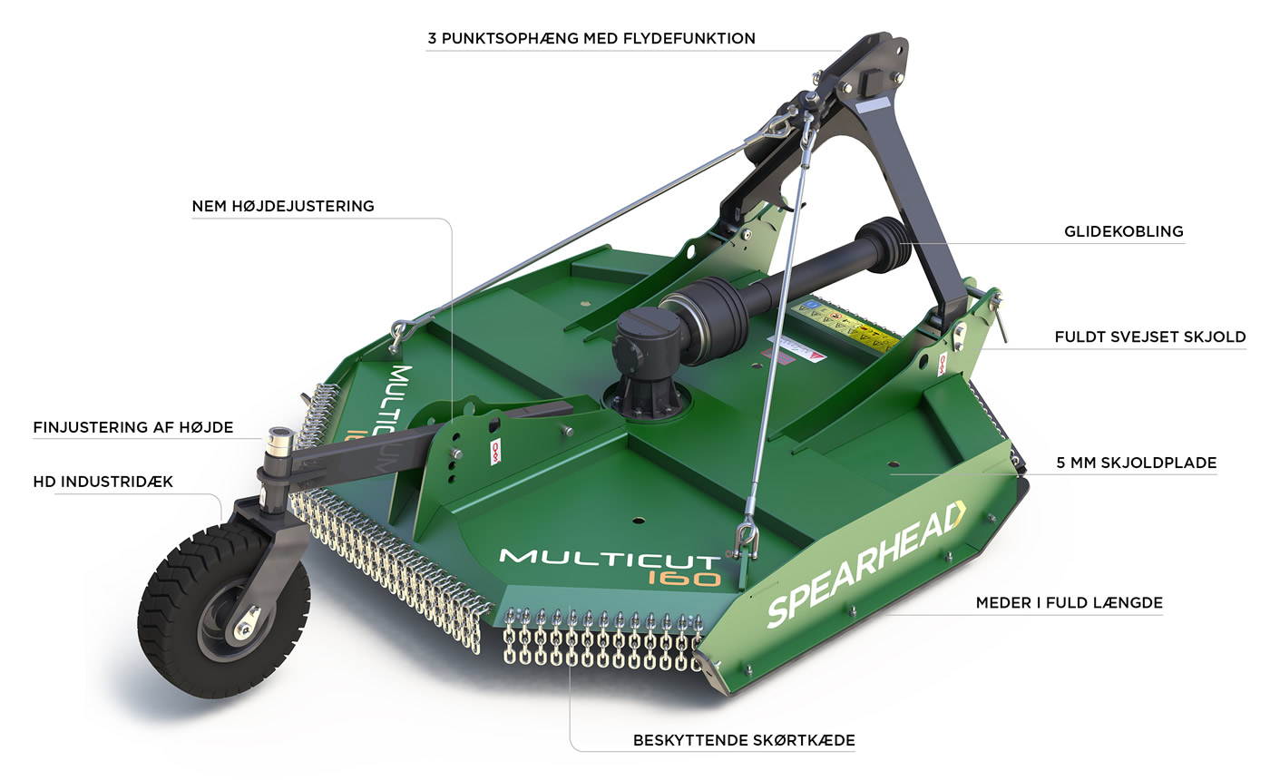 Spearhead Multicut 160 Rotary Mower [DA]