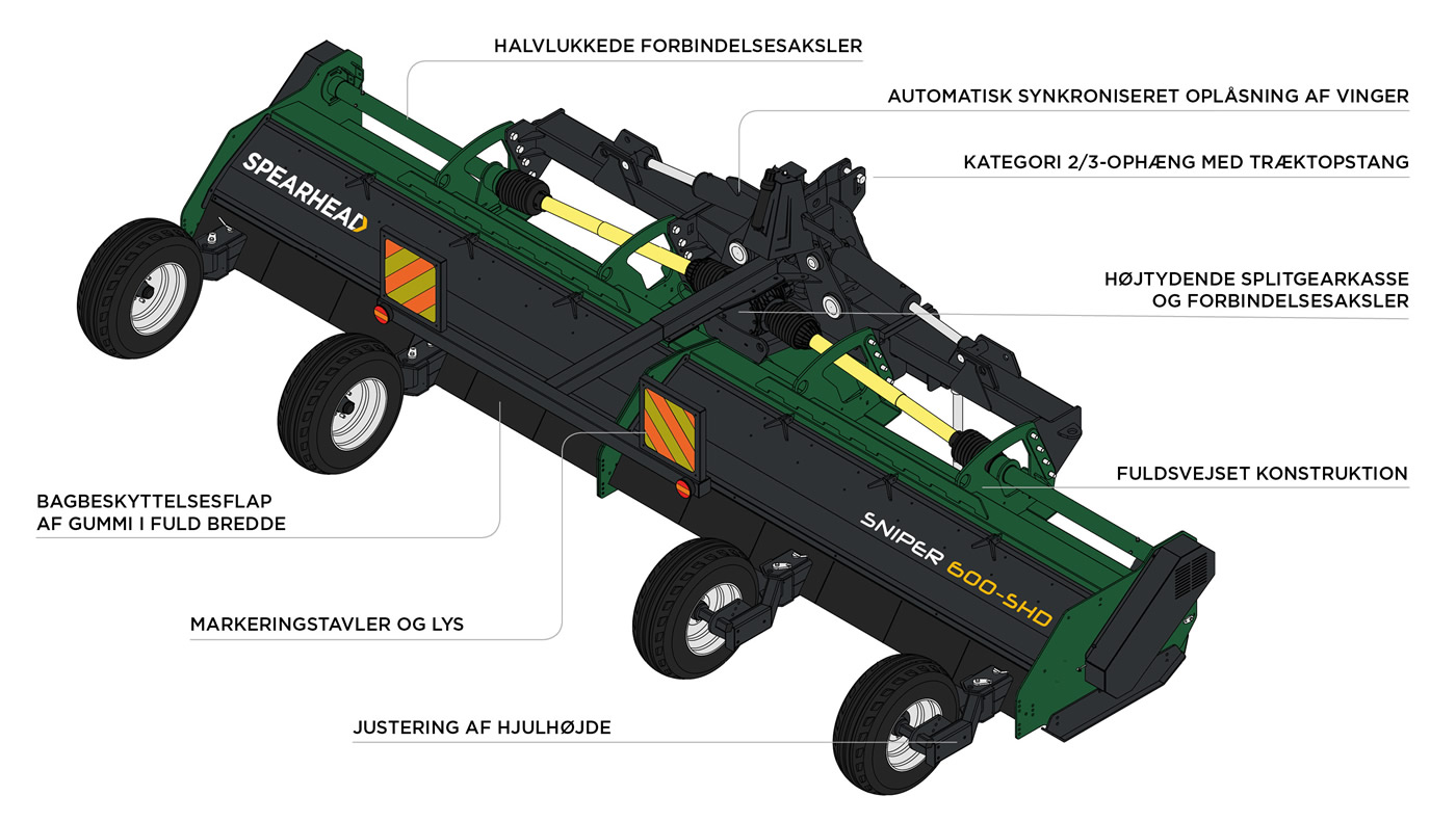 Spearhead Sniper 600 SHD Flail Mower [DA]