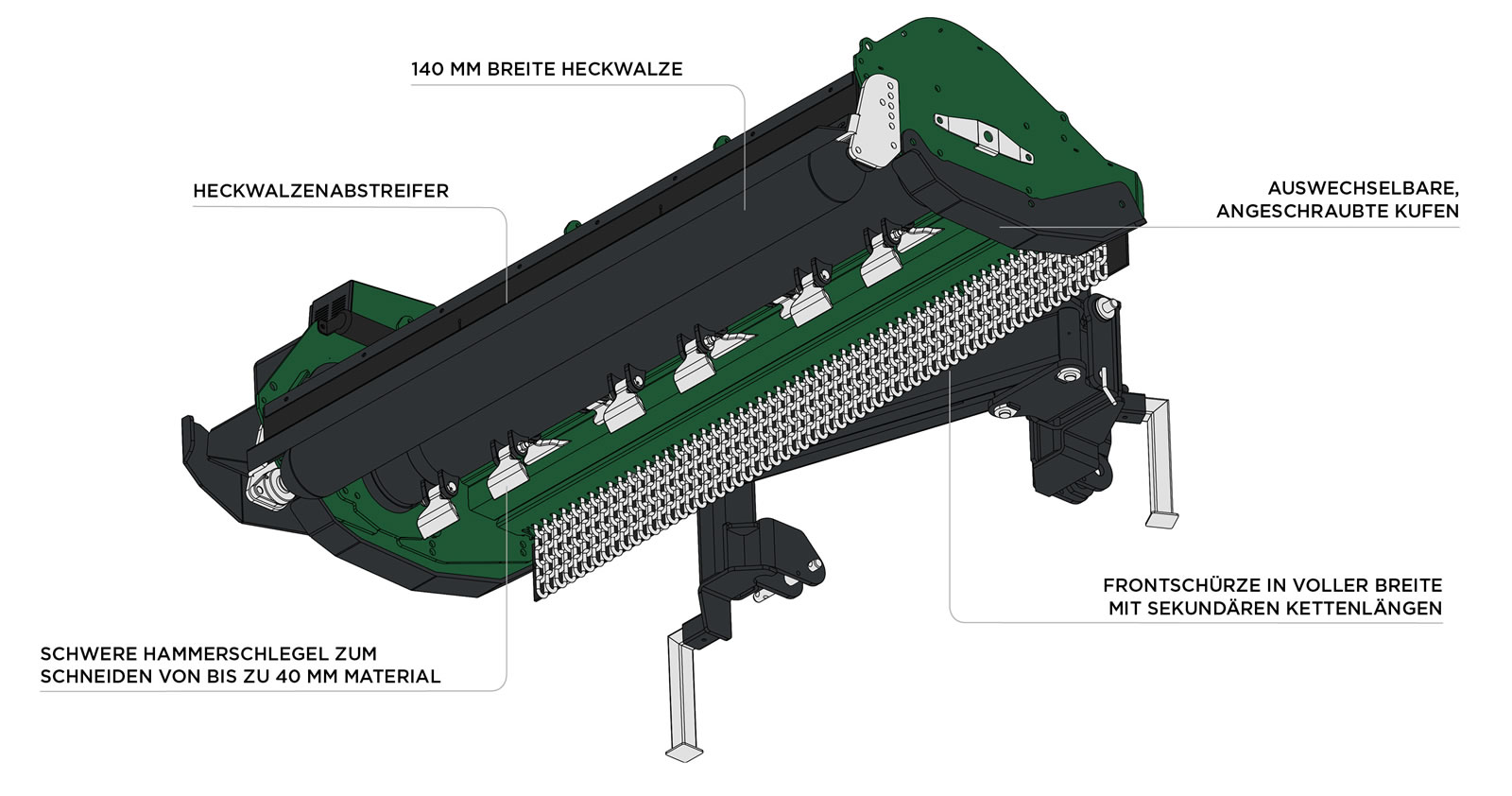 Sniper Professional Flail Offset Mower DE